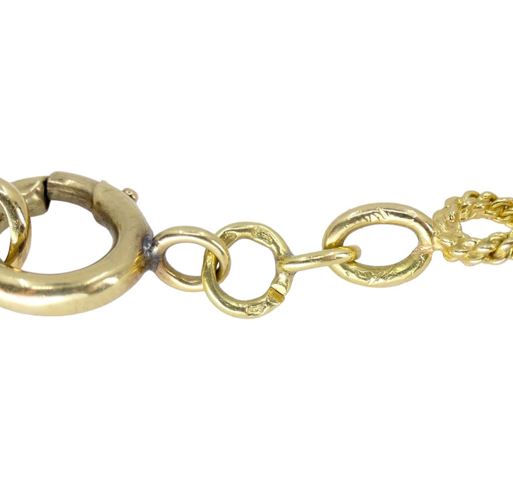 Roger Lebenstein 18k Gold Aries Pendant Necklace