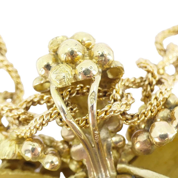 Roger Lebenstein 18k Gold Aries Pendant Necklace