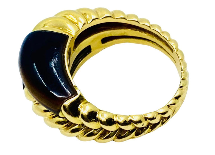 Van Cleef & Arpels Tiger's Eye Gold Vintage Ring