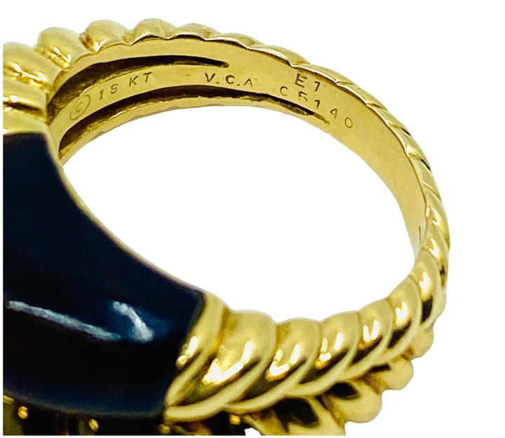 Van Cleef & Arpels Tiger's Eye Gold Vintage Ring