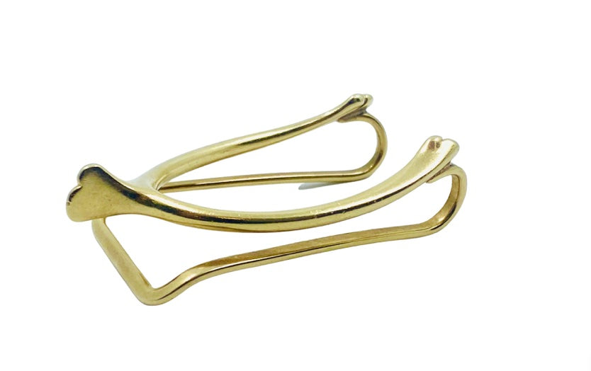 Verdura Gold Wishbone Money Clip