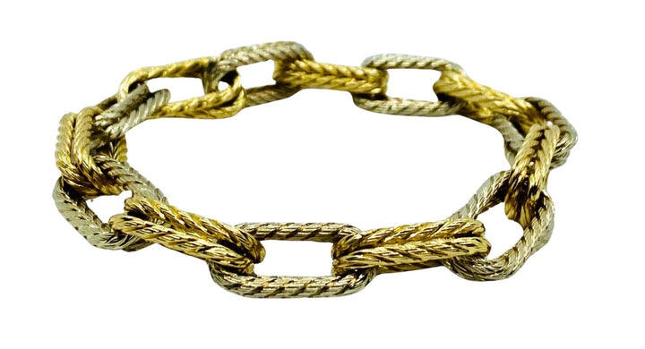 Carlo Weingrill 18k Two-Tone Gold Rope Chain Bracelet