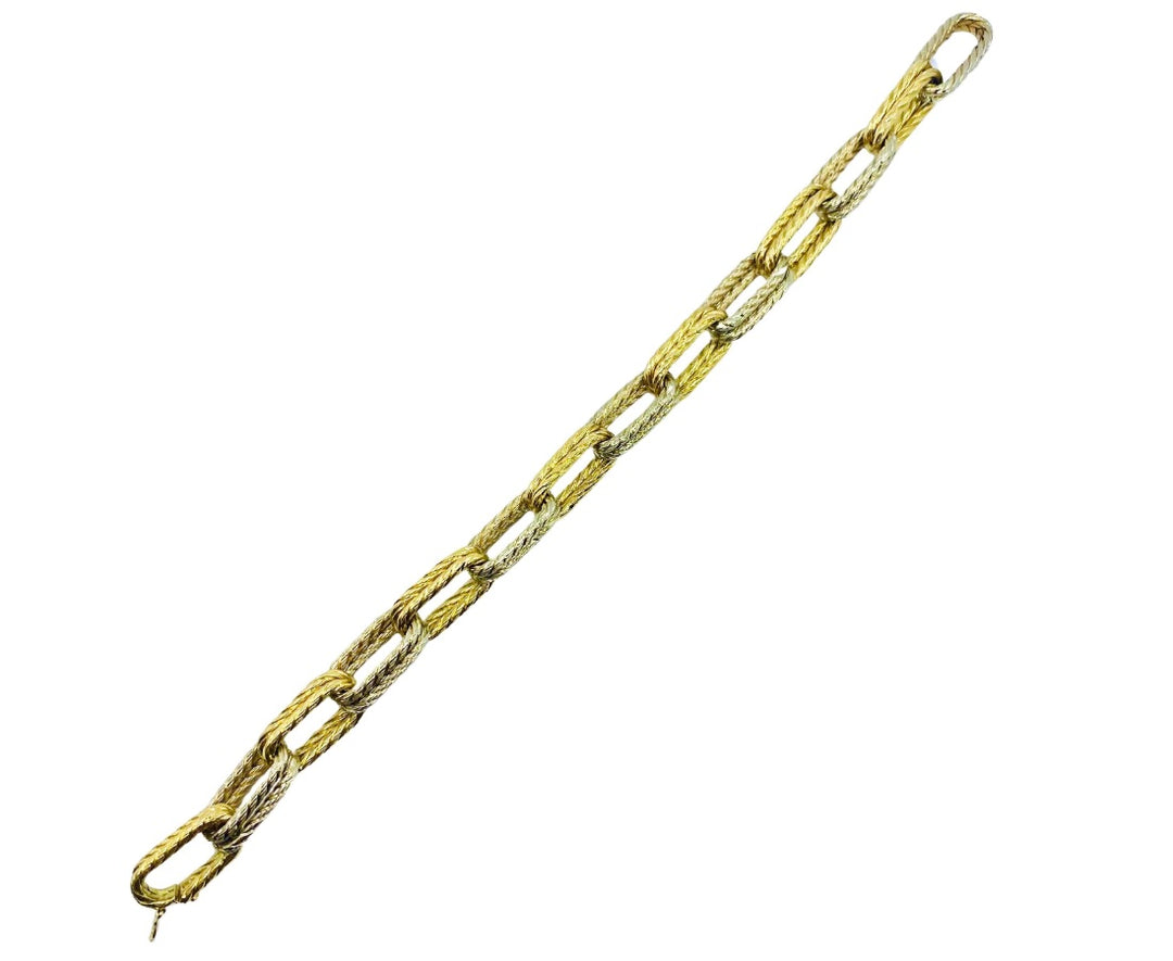 Carlo Weingrill 18k Two-Tone Gold Rope Chain Bracelet