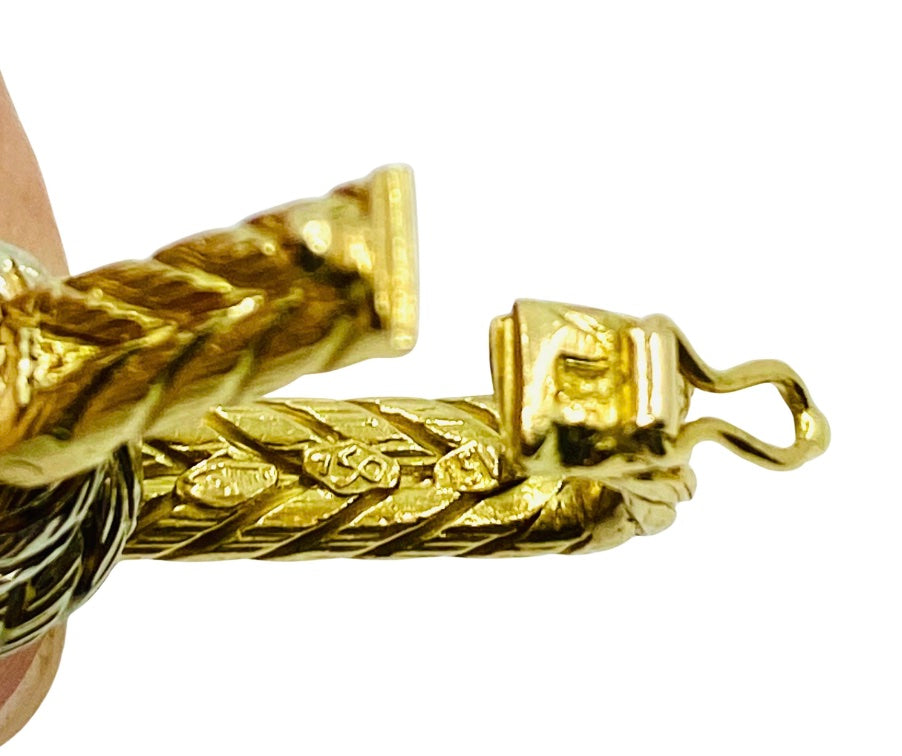 Carlo Weingrill 18k Two-Tone Gold Rope Chain Bracelet