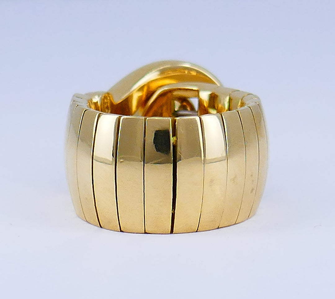 Vintage Chaumet Ring 18k Gold Diamond Estate Jewelry