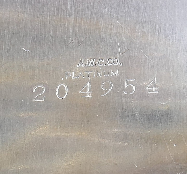 Vintage Patek Philippe Pocket Watch Platinum