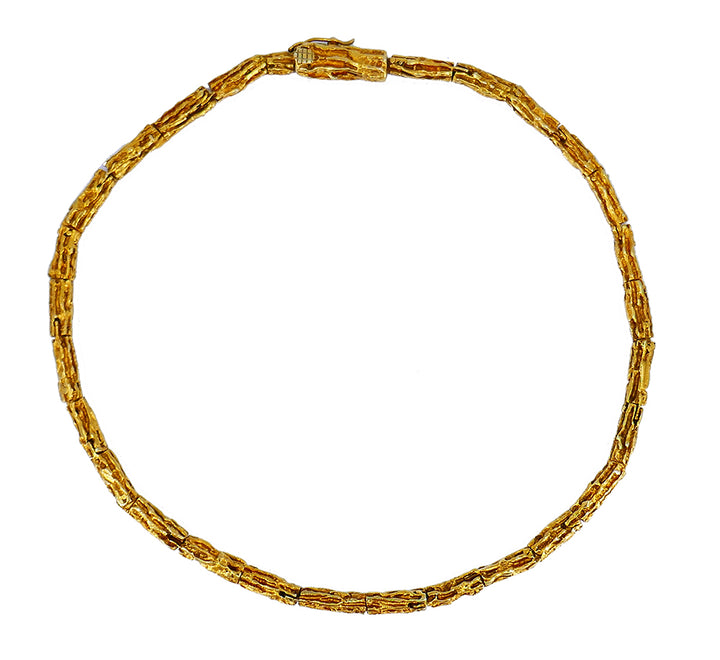 Vintage Paul Flato Necklace Ring Set 14k Gold Ruby Diamond