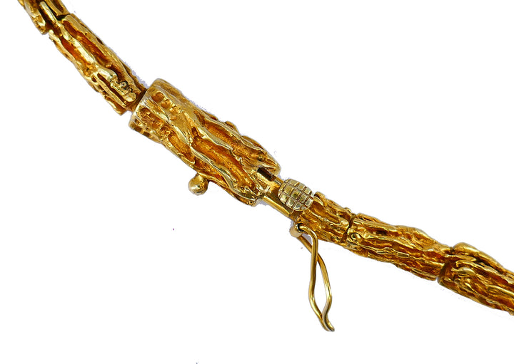 Vintage Paul Flato Necklace Ring Set 14k Gold Ruby Diamond