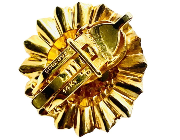 Vintage Tiffany & Co. 14k Gold Sapphire Diamond Set