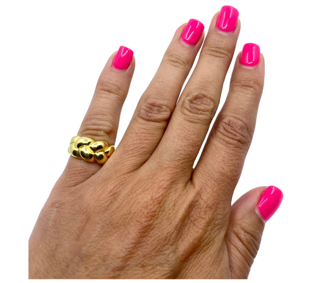 Vintage Van Cleef & Arpels Gold Braided Band Ring