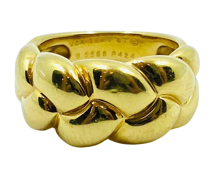 Vintage Van Cleef & Arpels Gold Braided Band Ring