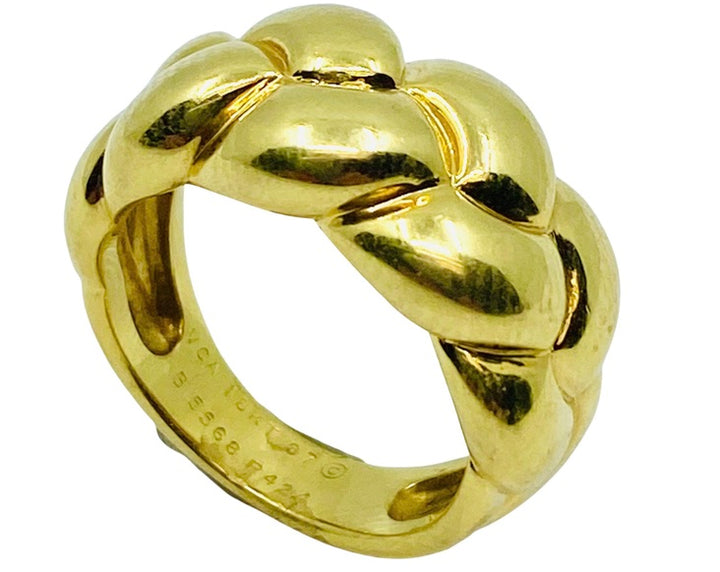 Vintage Van Cleef & Arpels Gold Braided Band Ring