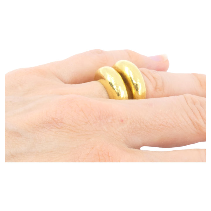 Zolotas 22k Gold Double Band Ring