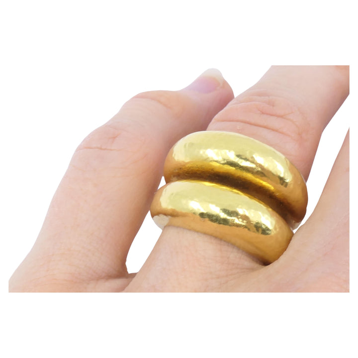 Zolotas 22k Gold Double Band Ring