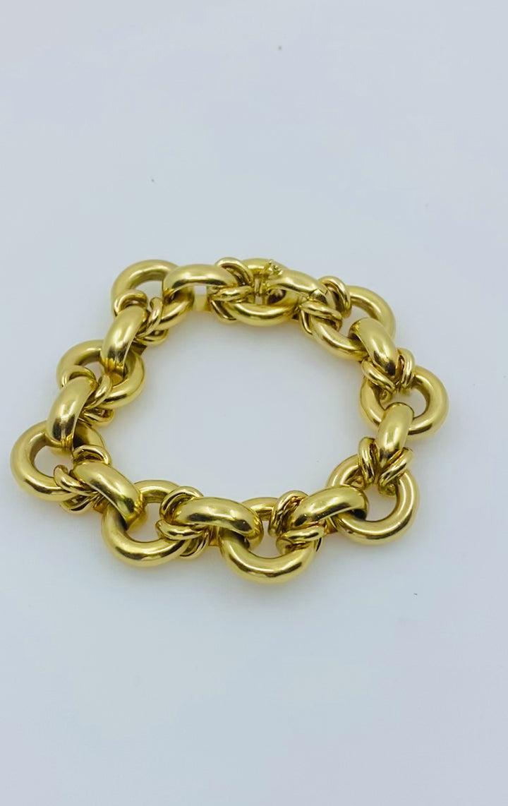 Carlo Weingrill Link Bracelet 18k Gold