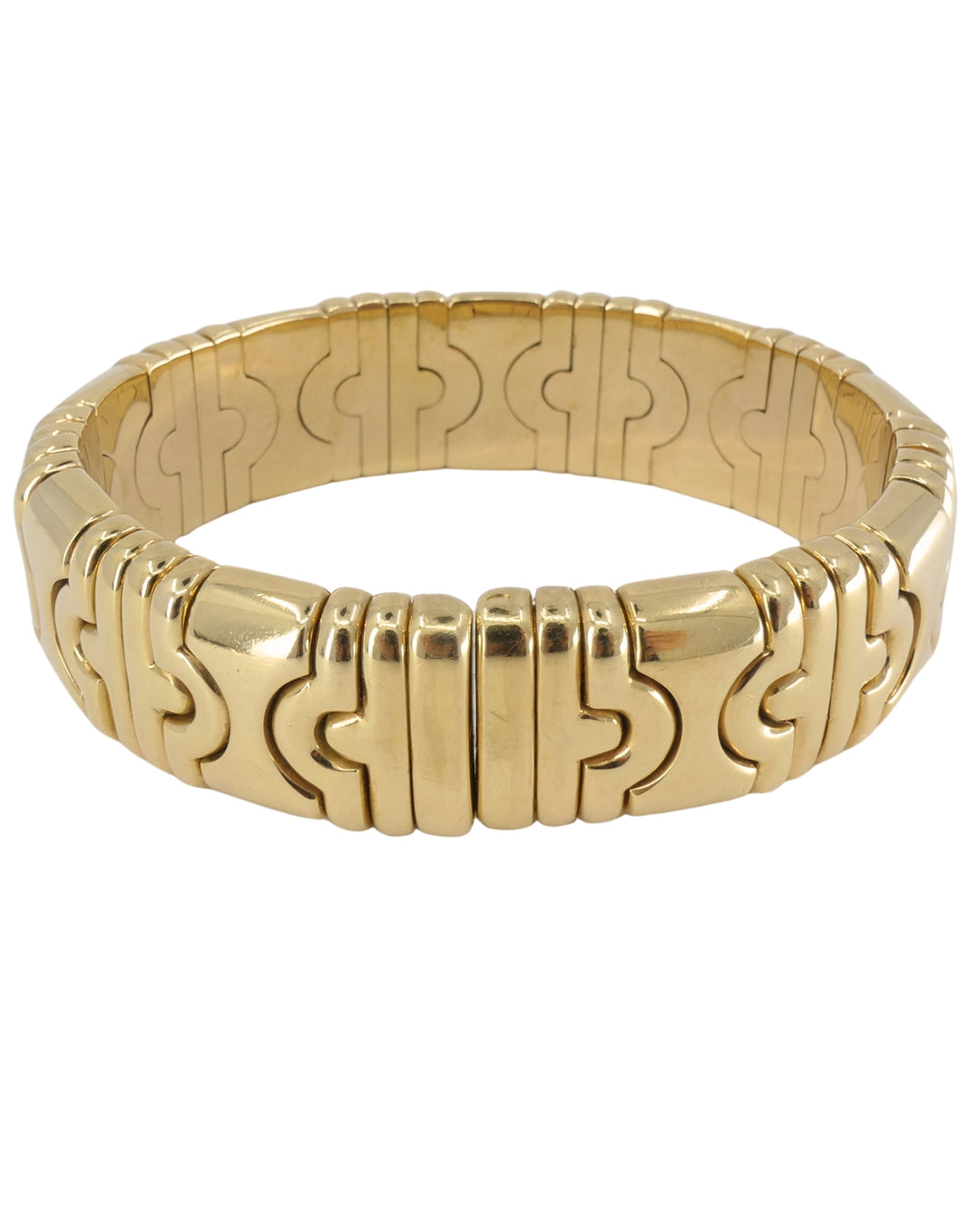 Bvlgari 18k Bulgari Cuff Parentesi Bracelet Size Small