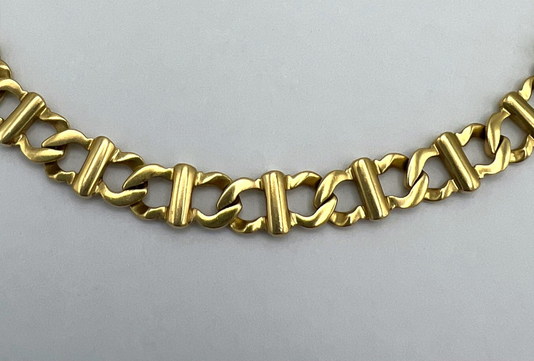 1989 Cartier Yellow Gold Chain Necklace 18k