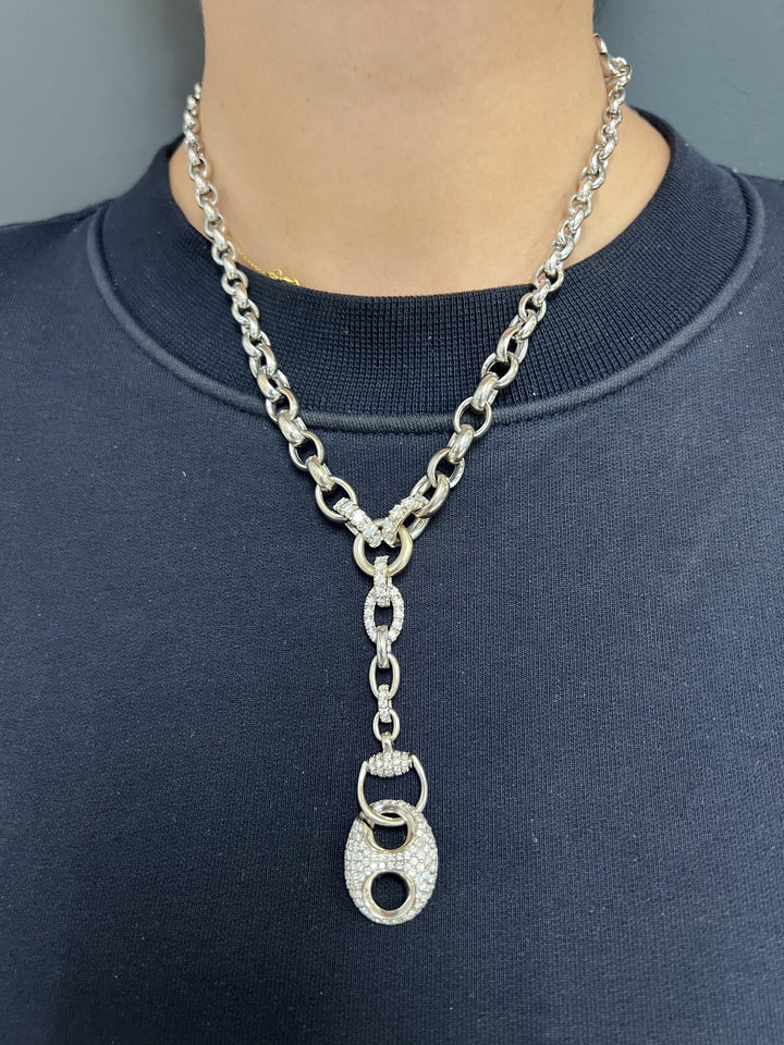 Gucci White Gold Diamond Necklace