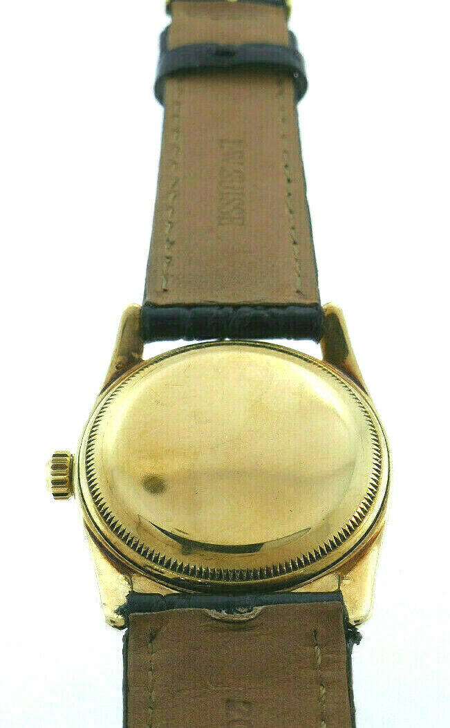 Vintage 14k Yellow Gold Rolex Oyster Perpetual Wrist Watch