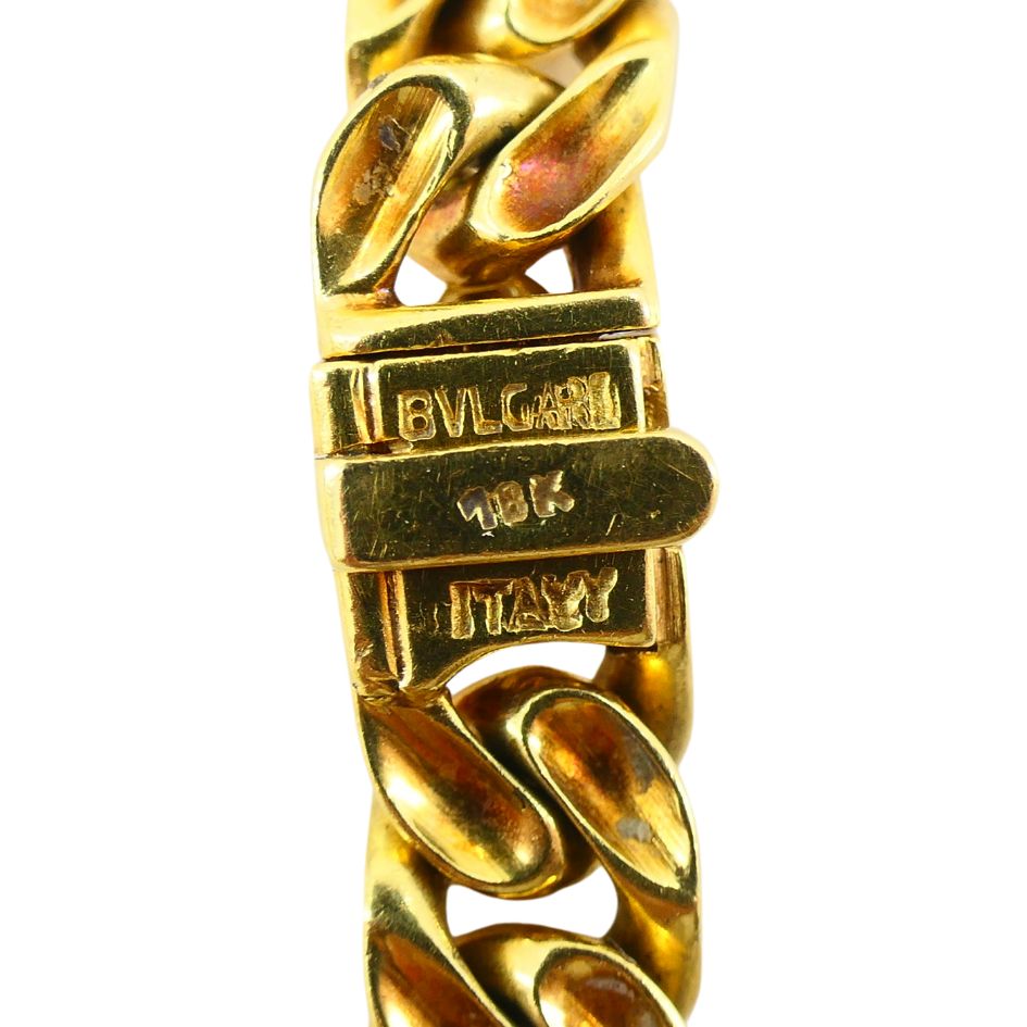 Vintage Bvlgari 18k Gold Monete Double Ancient Coin Necklace