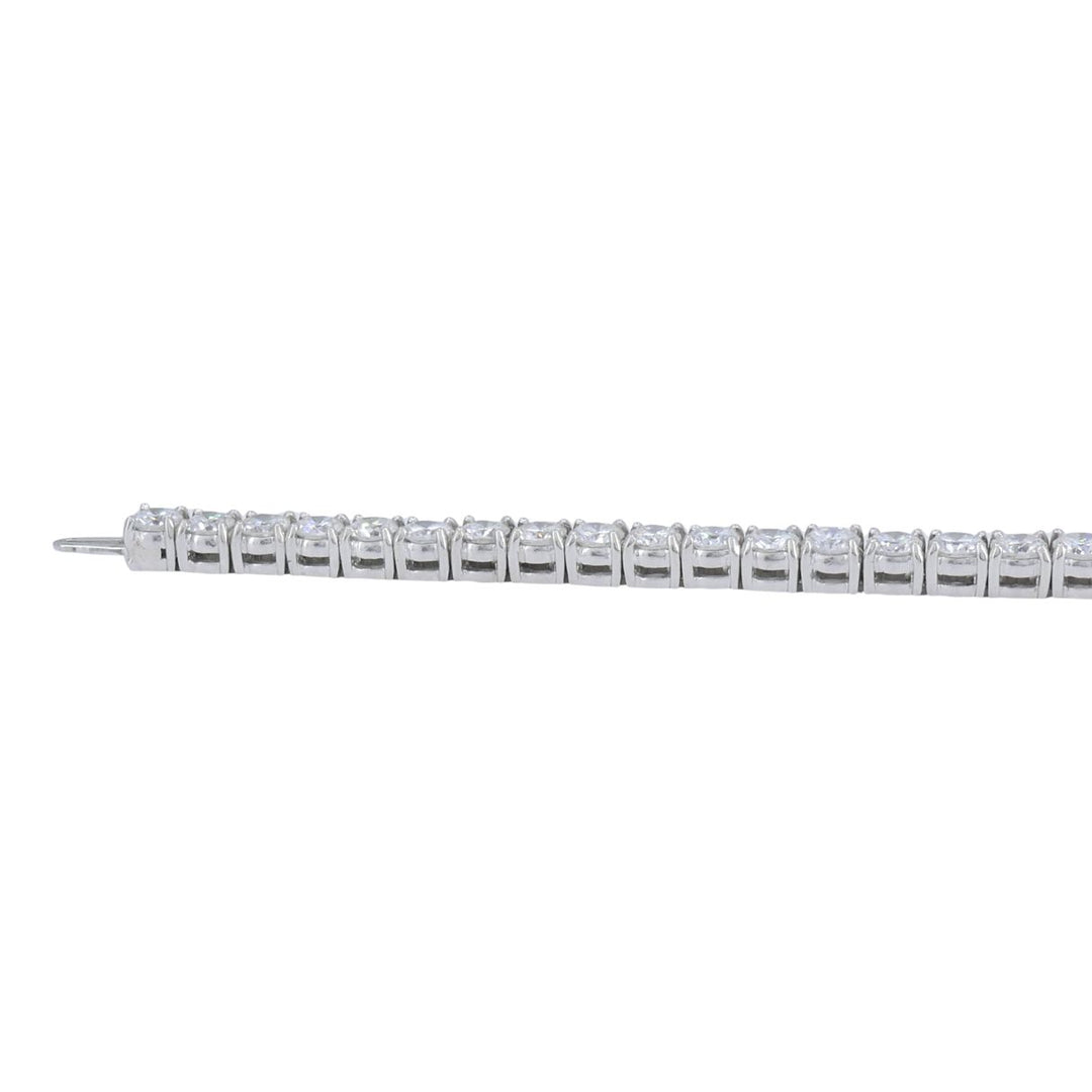 Vintage Cartier Platinum Diamond Tennis Bracelet, Circa 1970s