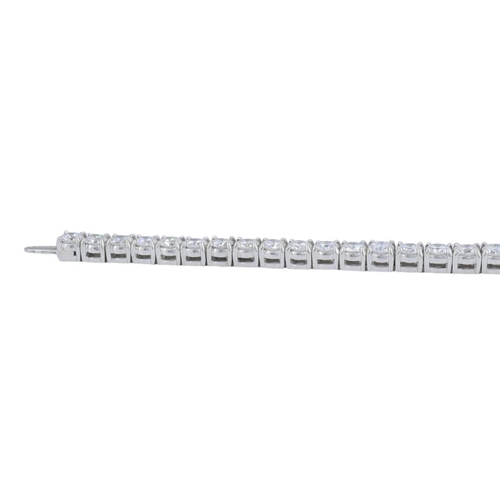 Vintage Cartier Platinum Diamond Tennis Bracelet, Circa 1970s
