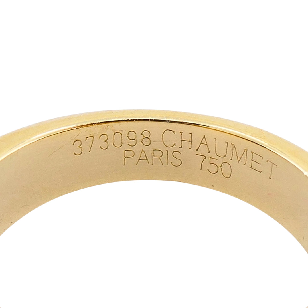 Vintage Chaumet Paris 18k Gold Tanzanite Ring, 1990s