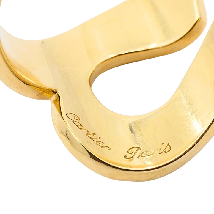 Cartier Paris 18k Gold Modernist Ring