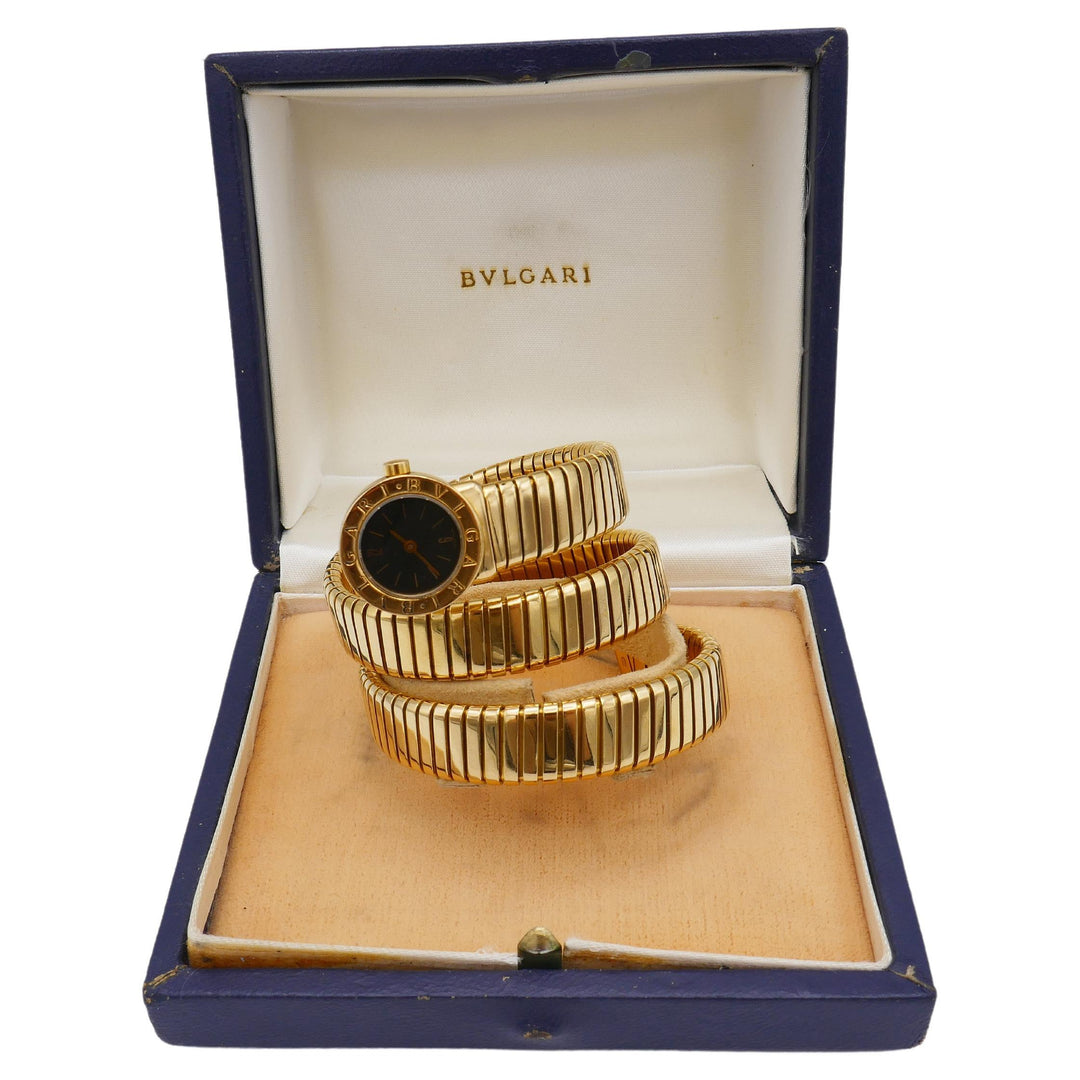 Bulgari Tubogas Watch Yellow Gold