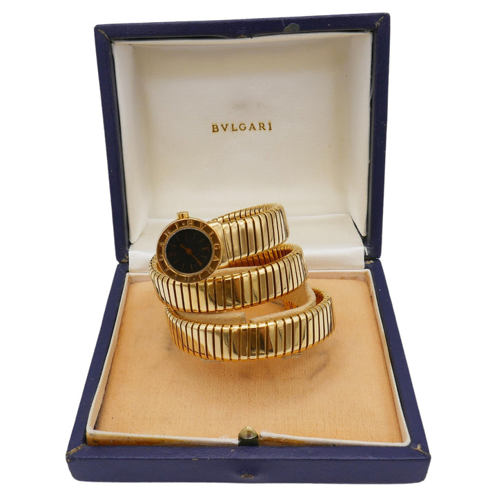 Bulgari Tubogas Watch Yellow Gold