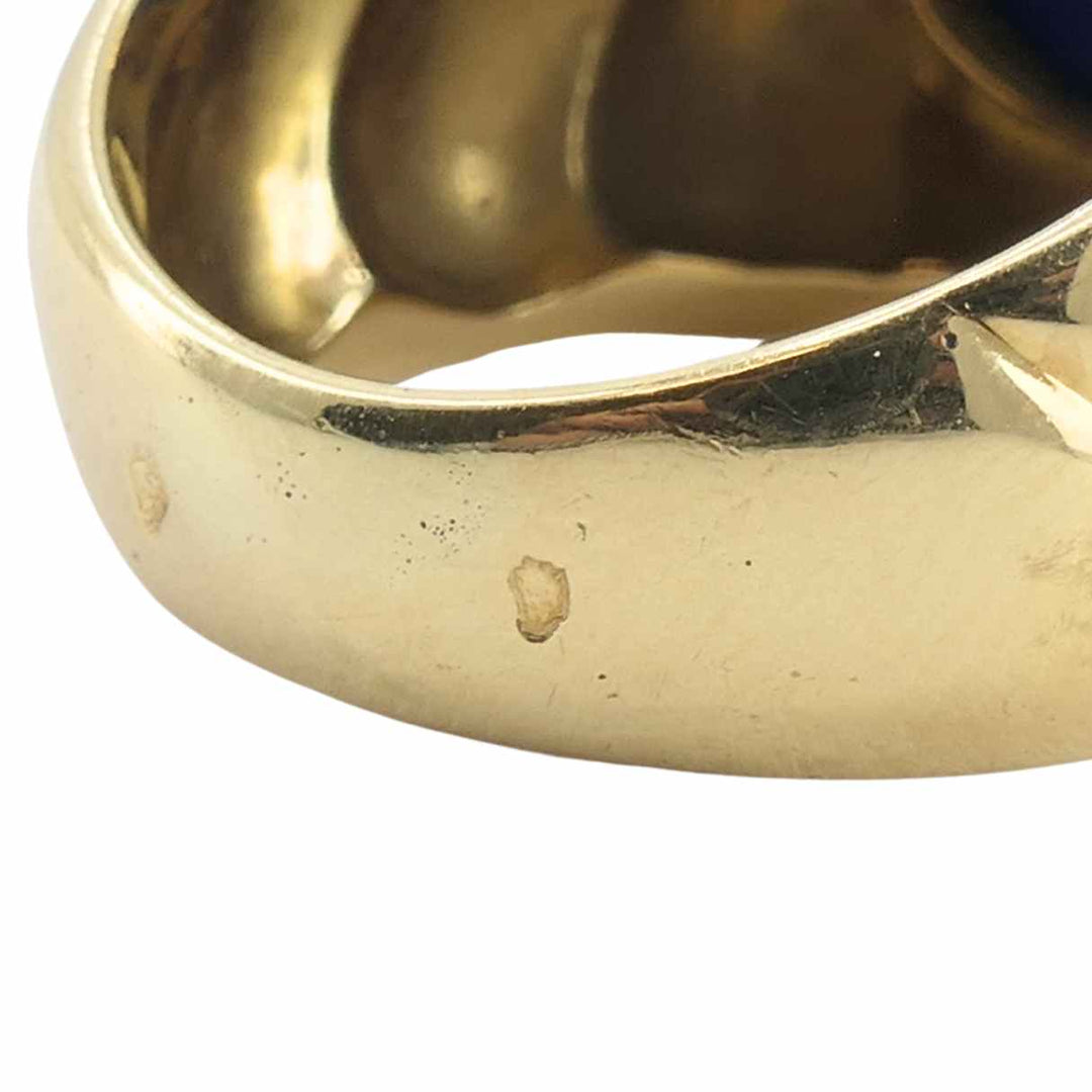 Vintage Van Cleef & Arpels 18k Gold Lapis Lazuli Ring