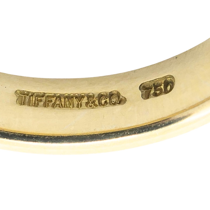 Tiffany & Co. Fascination 18k  Gold Pearl Drop Ring
