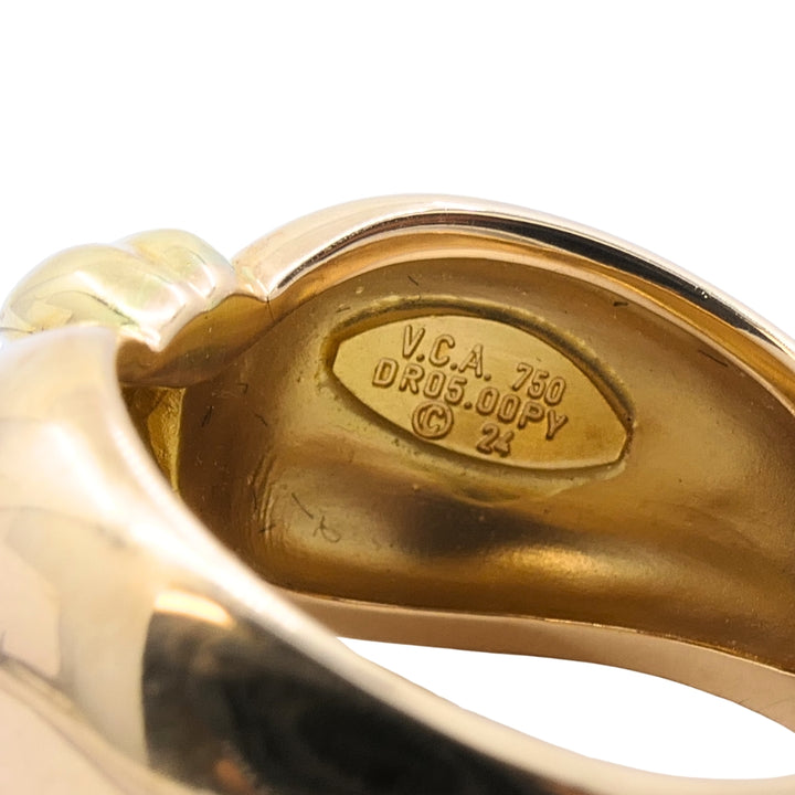 Van Cleef & Arpels 18k Two-Tone Gold Knot Ring