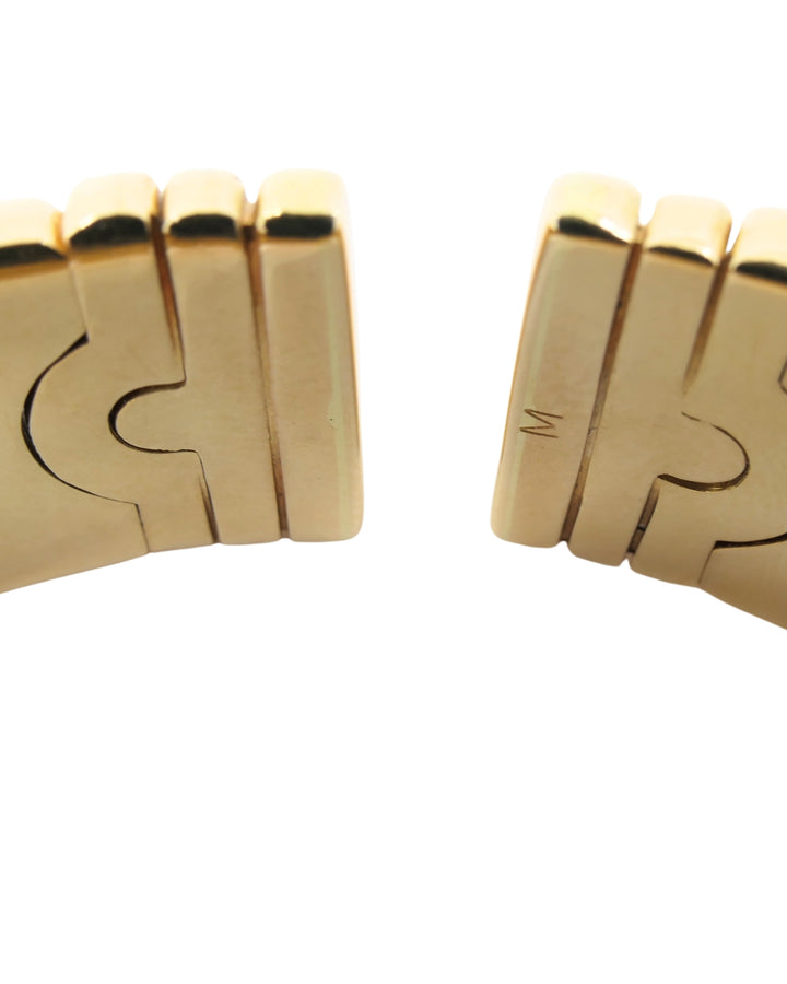 Bvlgari Bulgari Parentesi Gold Watch and Parentesi Bracelet 18k Gold Set