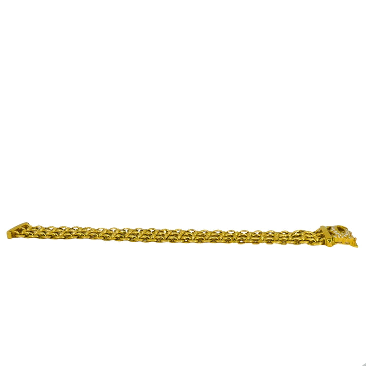 Cartier Double C Penelope Bracelet 18k Gold Diamond Link Bracelet