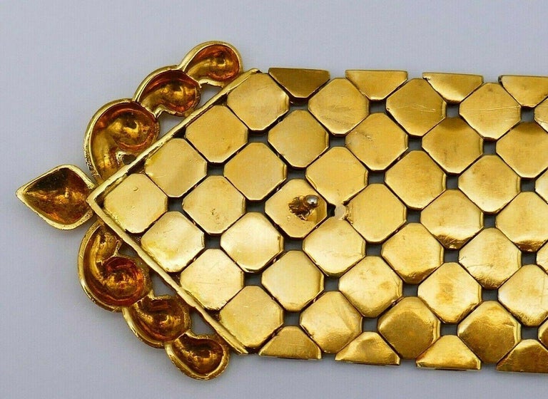 Kutchinsky Retro Yellow Gold Buckle Bracelet