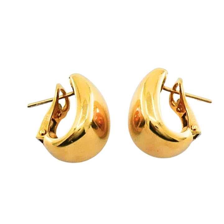 Cartier Nouvelle Vague 18k Yellow Gold Earrings