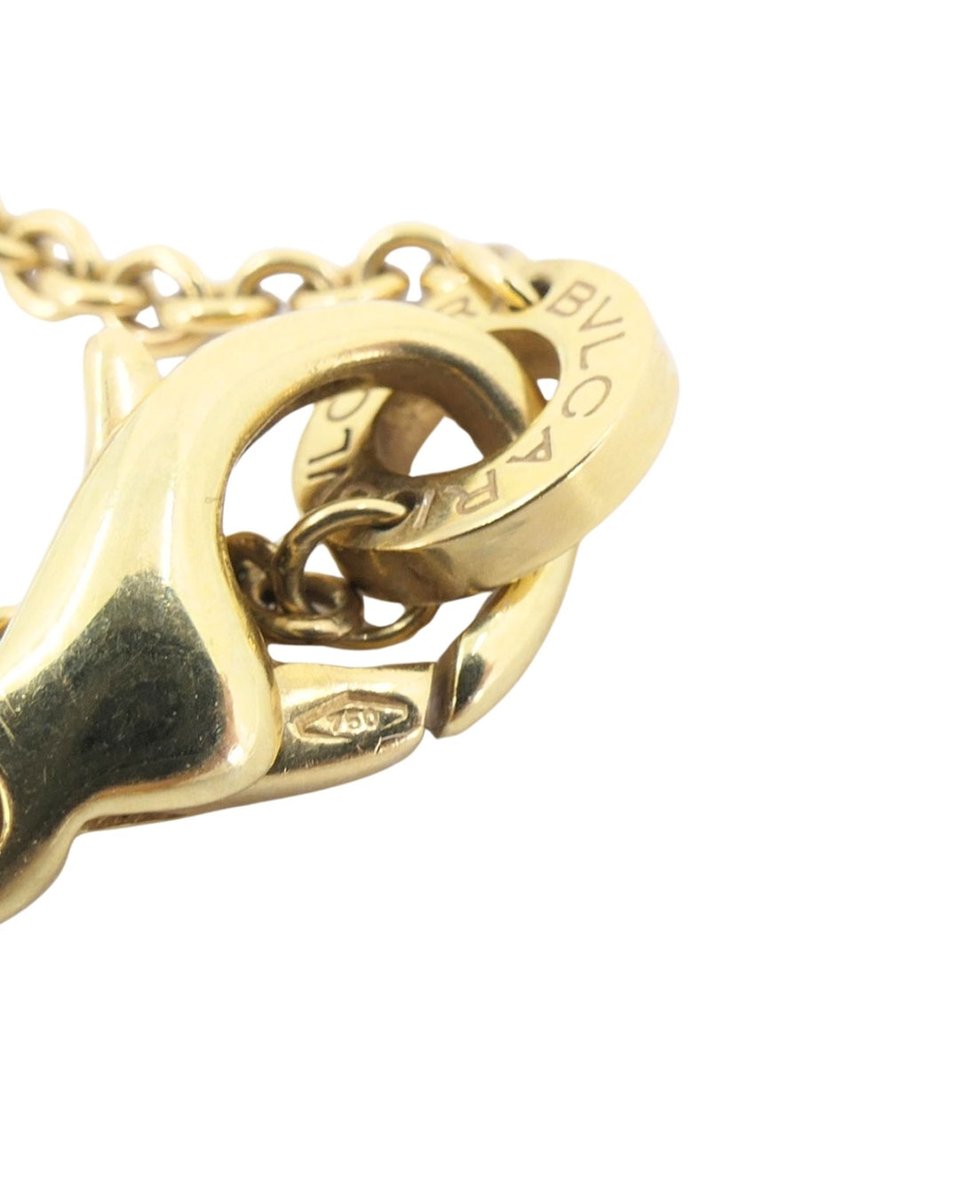 Bvlgari Bulgari Parentesi Pendant 18k Gold Chain Adjustable Length Necklace