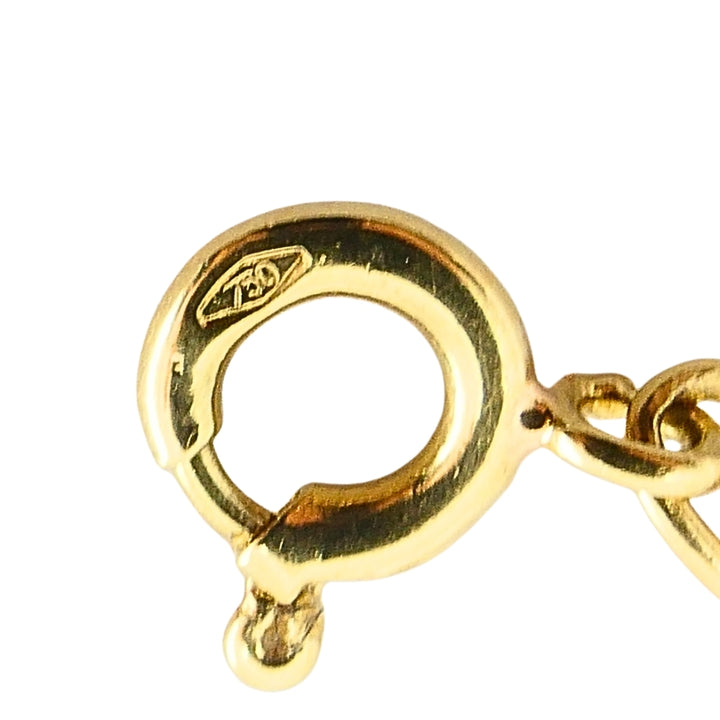 14k Diamond Pendant 18k Openwork Filigree Chain Necklace