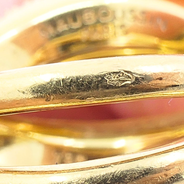 Mauboussin Paris 18k Gold Pavé Diamond Ring