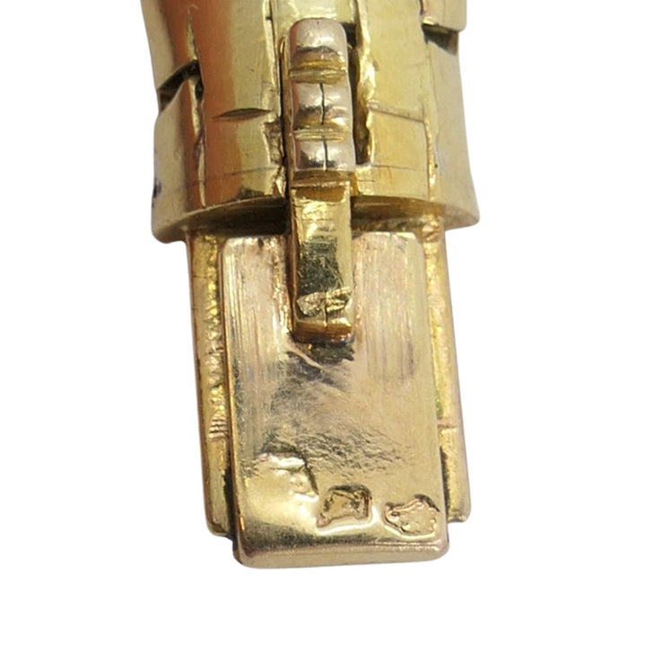 Cartier Paris 18k Gold Flexible Link Collar Necklace Mid-Century