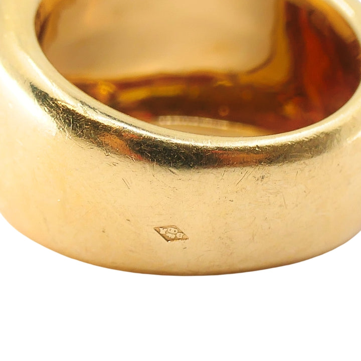 Cartier Nouvelle Vogue 18k Gold Dome Ring