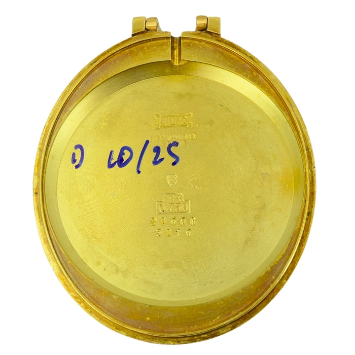 Vintage Chopard Watch 18k Gold Pendant Tiger’s Eye Black Onyx