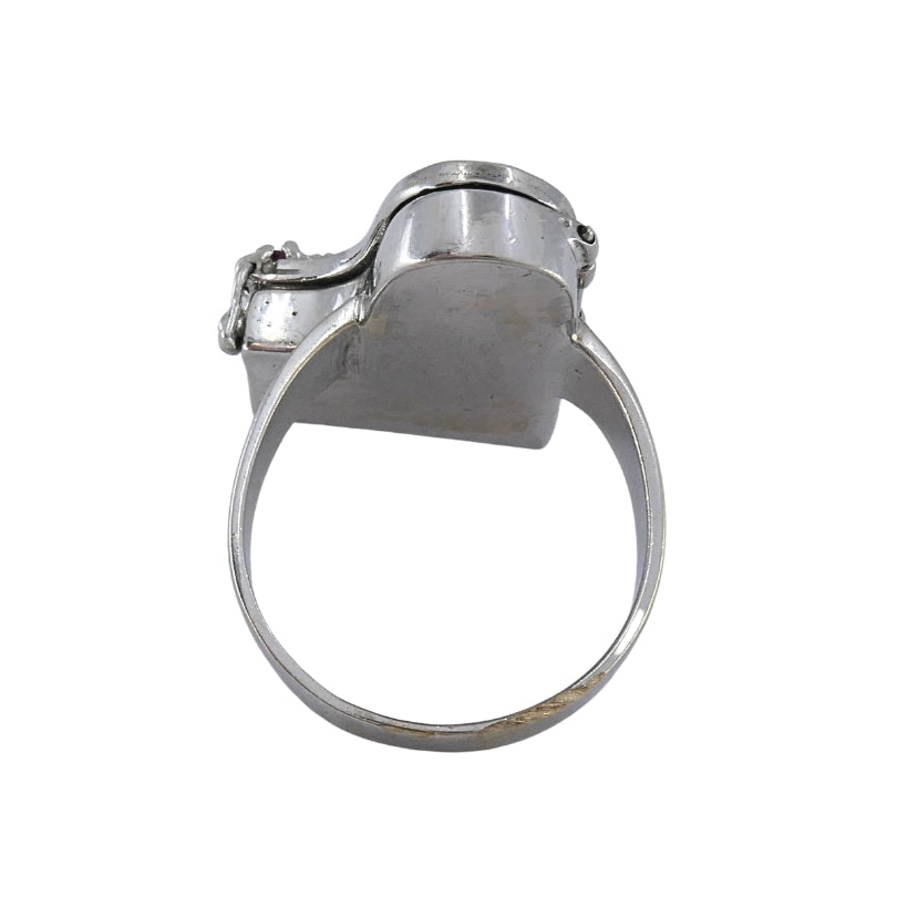 Vintage 14k Gold Grand Piano Diamond Gemstone Ring