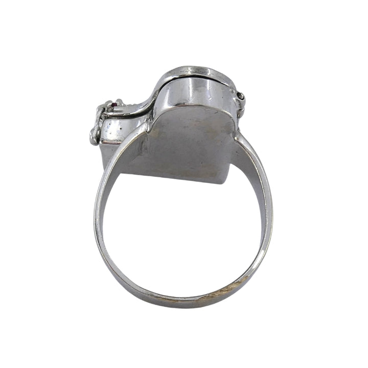 Vintage 14k Gold Grand Piano Diamond Gemstone Ring