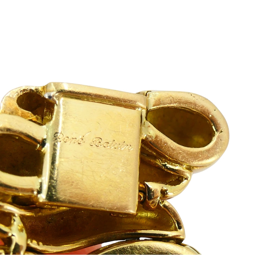 Rene Boivin Vintage Gold Link Bracelet 18k