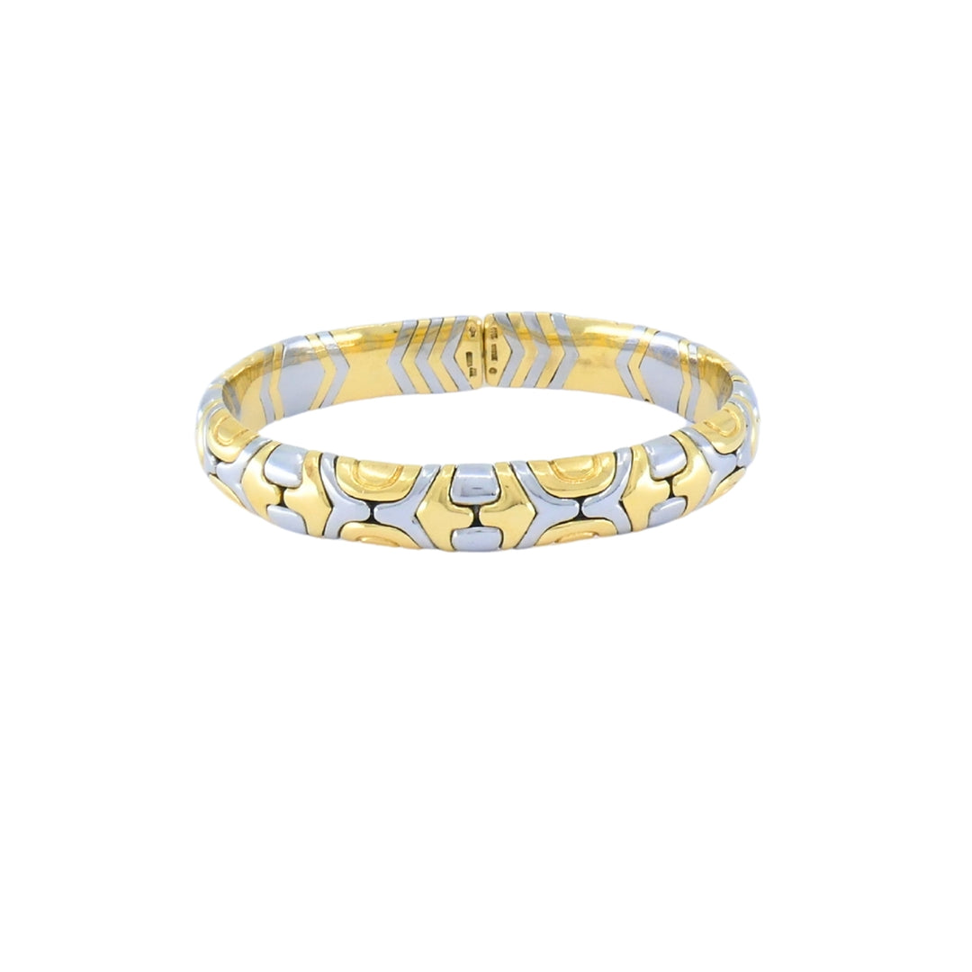 Bvlgari Vintage Bulgari 18k Two-Tone Gold Alveare Bracelet
