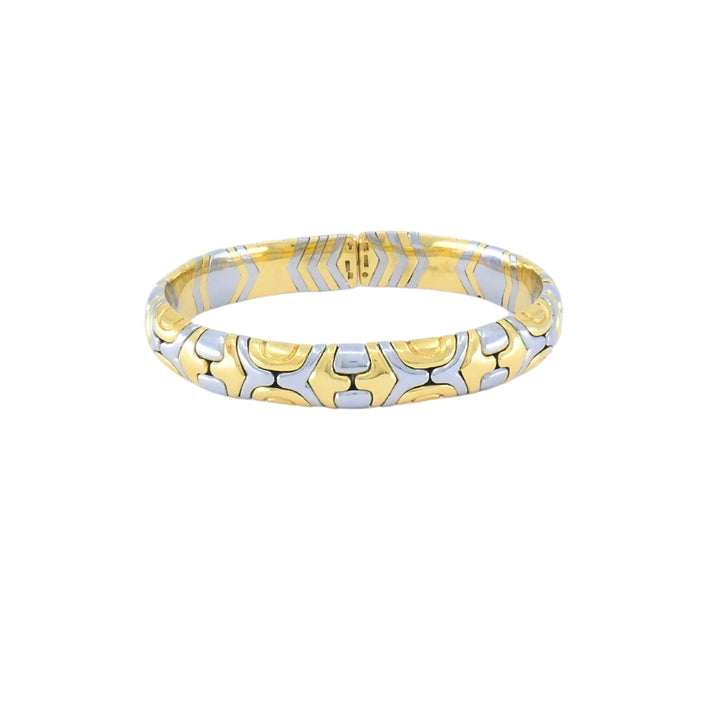 Bvlgari Vintage Bulgari 18k Two-Tone Gold Alveare Bracelet