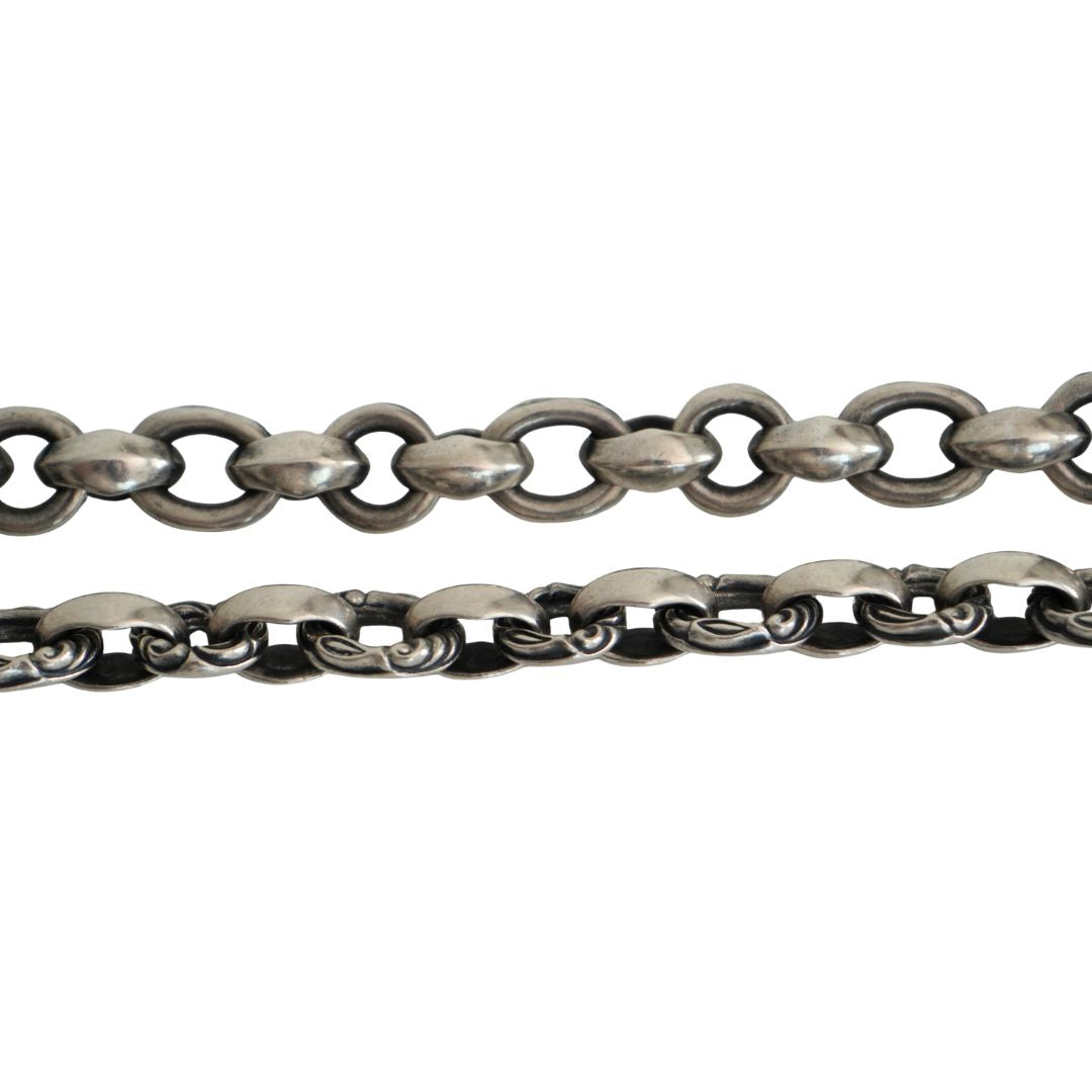 Vintage 1996 Leonard Kamhout Sterling Silver Chain Belt