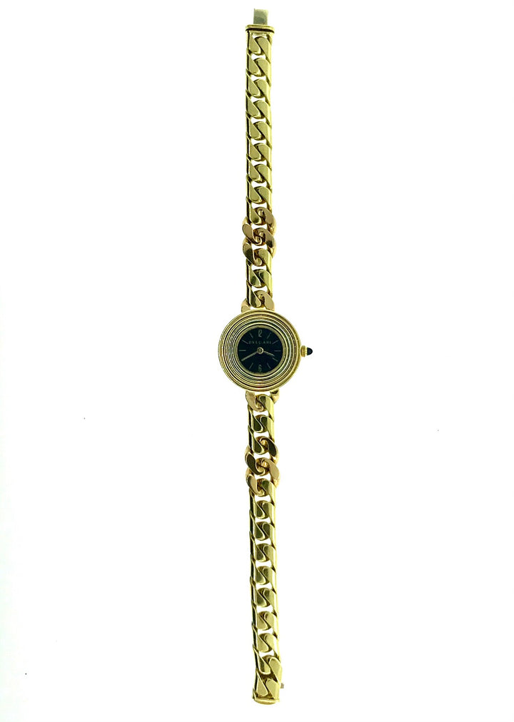 Bulgari 1980s Tri-Color Gold Piccola Catene Watch